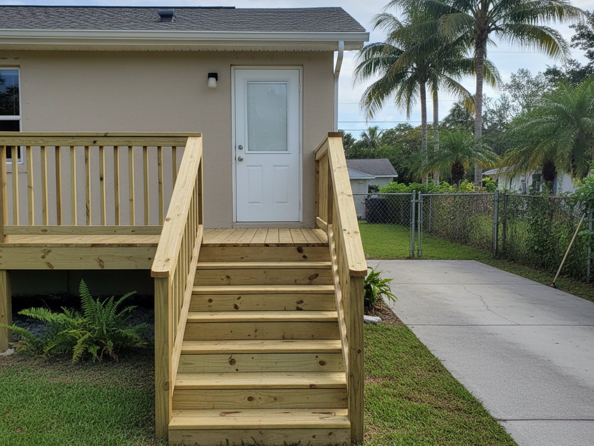 Deck Installation completed by Pioneer Deck Co in Apollo Beach, FL