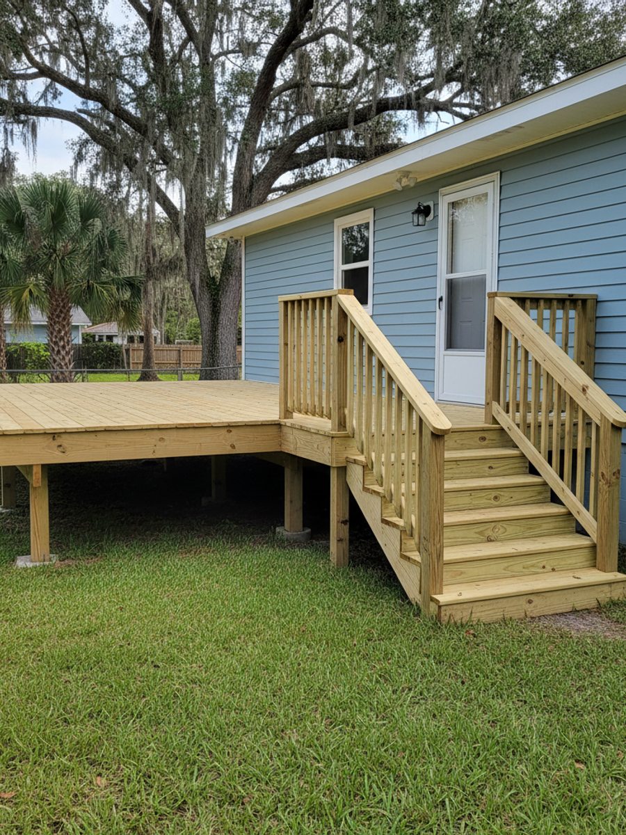 Screened-In Porch Construction completed by Pioneer Deck Co in Riverview, FL